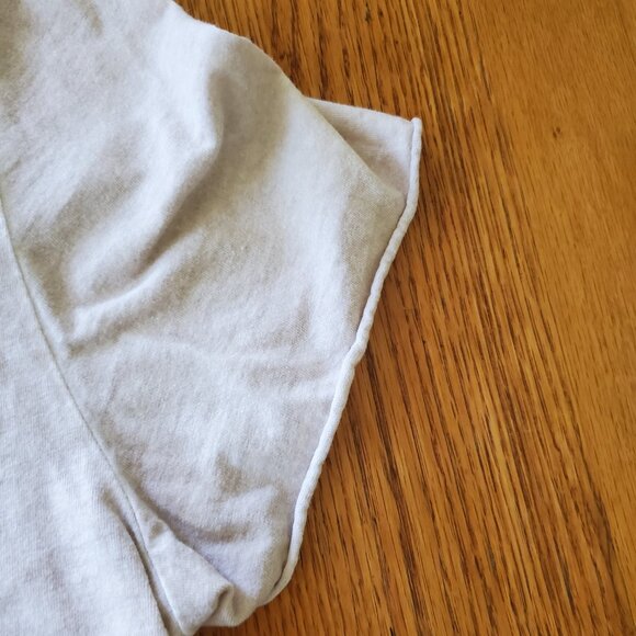 asos Distressed Look Short Sleeve Tee Large Oatmeal Color - Picture 10 of 16